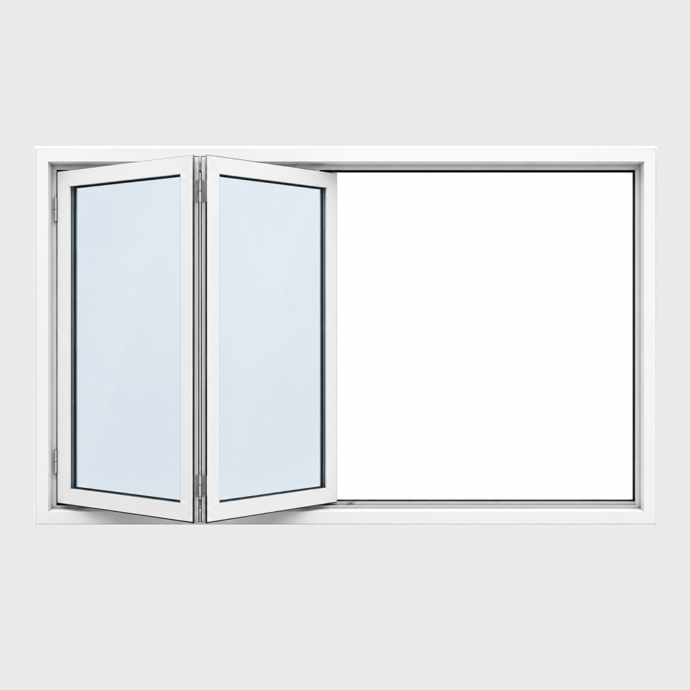 2 Pane Bi-fold Aluminium Door *