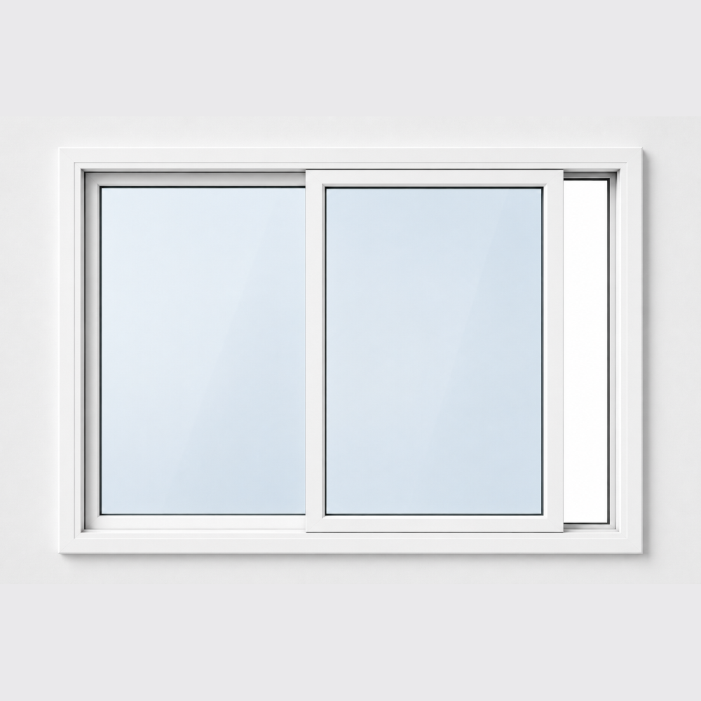 2 Pane Sliding Patio Door UPVC *