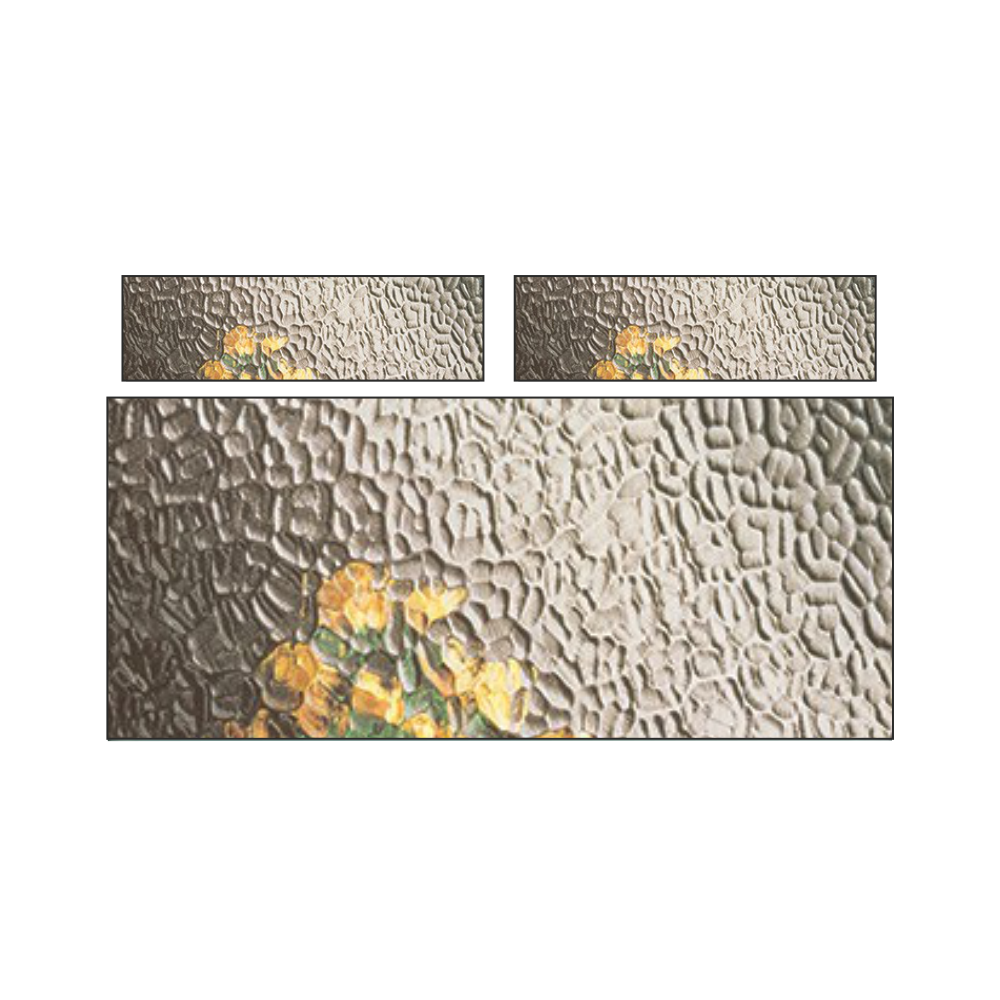 Double Fanlight Over Fixed UPVC Window *