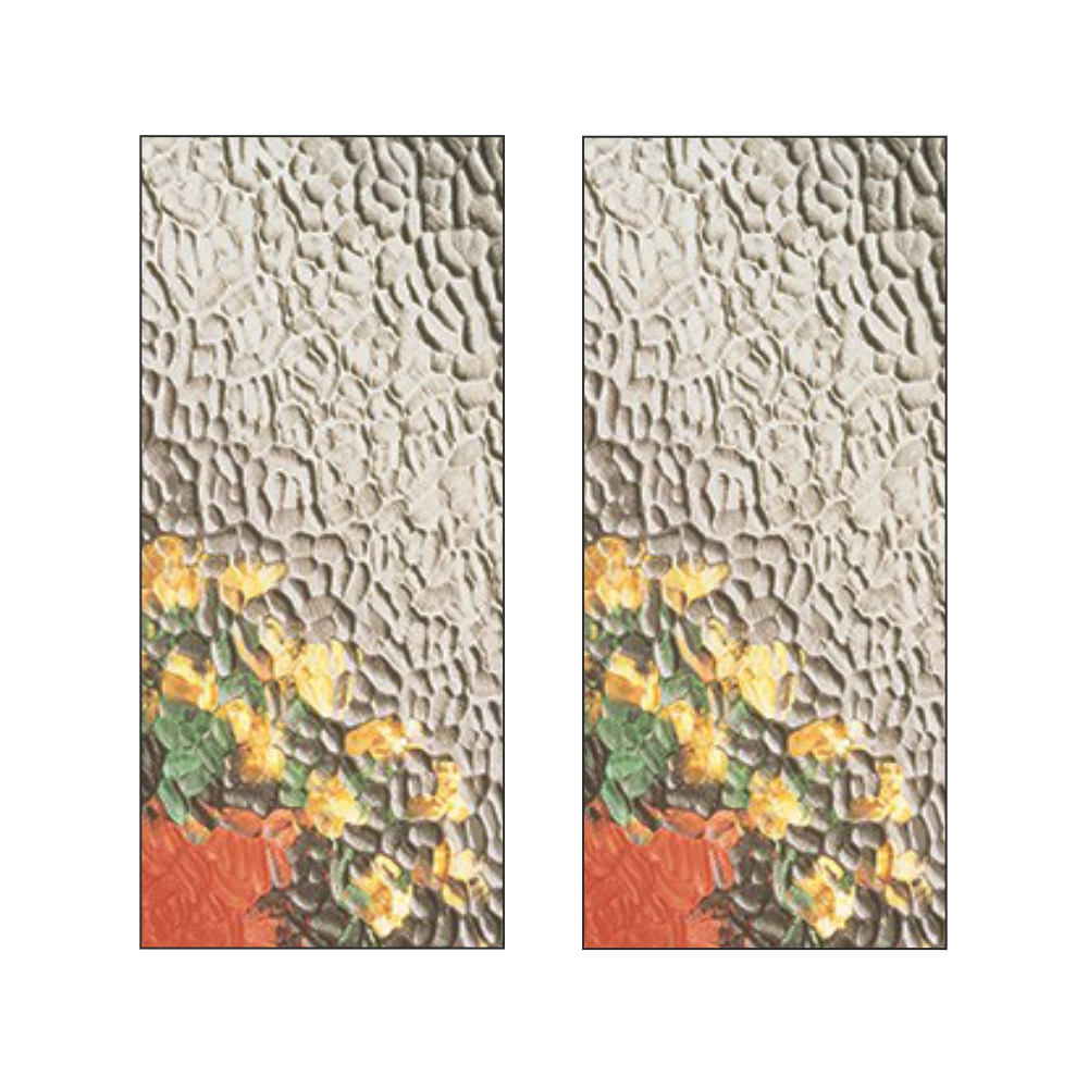 Double Side Hung Fixed Mullion UPVC Window *