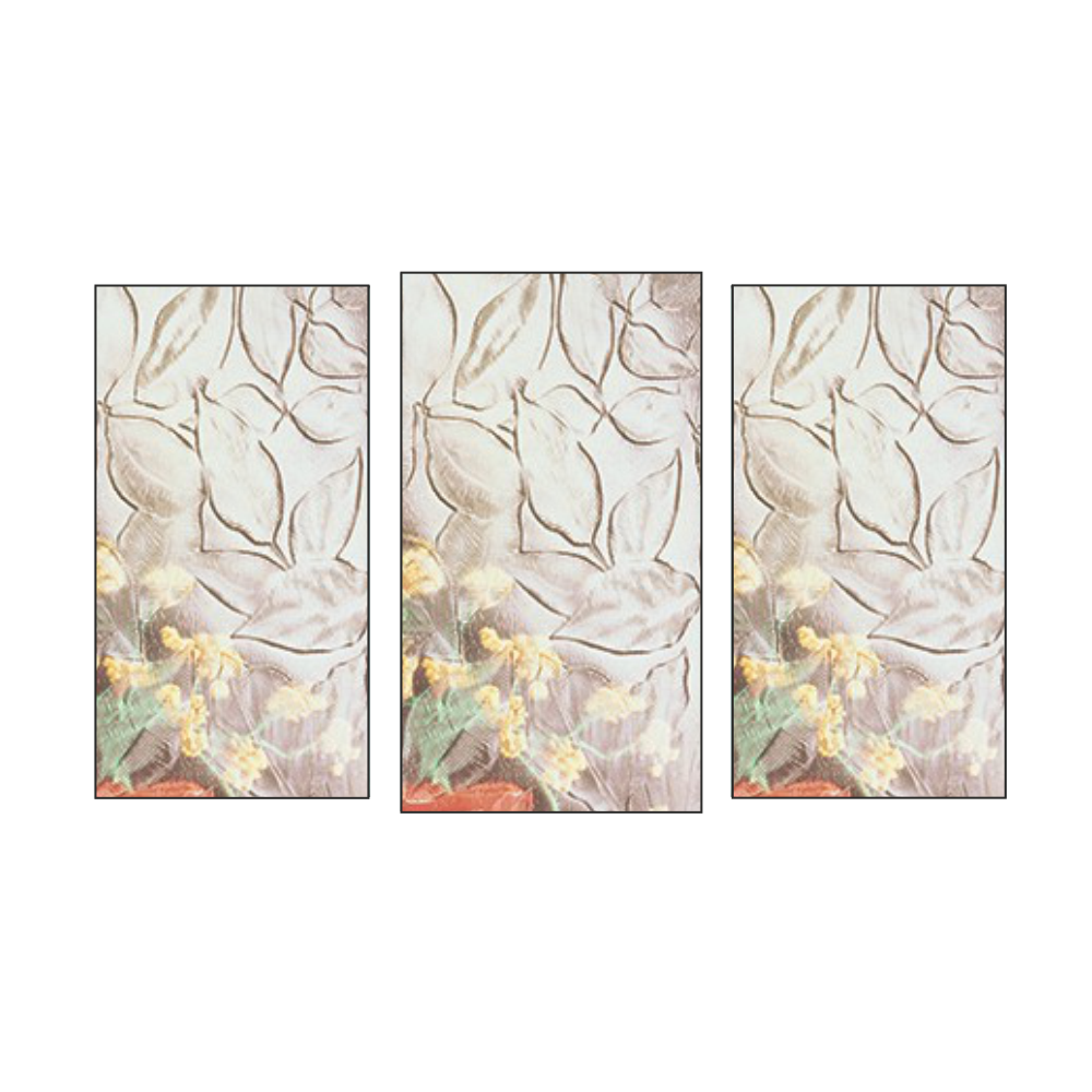 Middle Fixed With Side Hung Each Side UPVC Window *