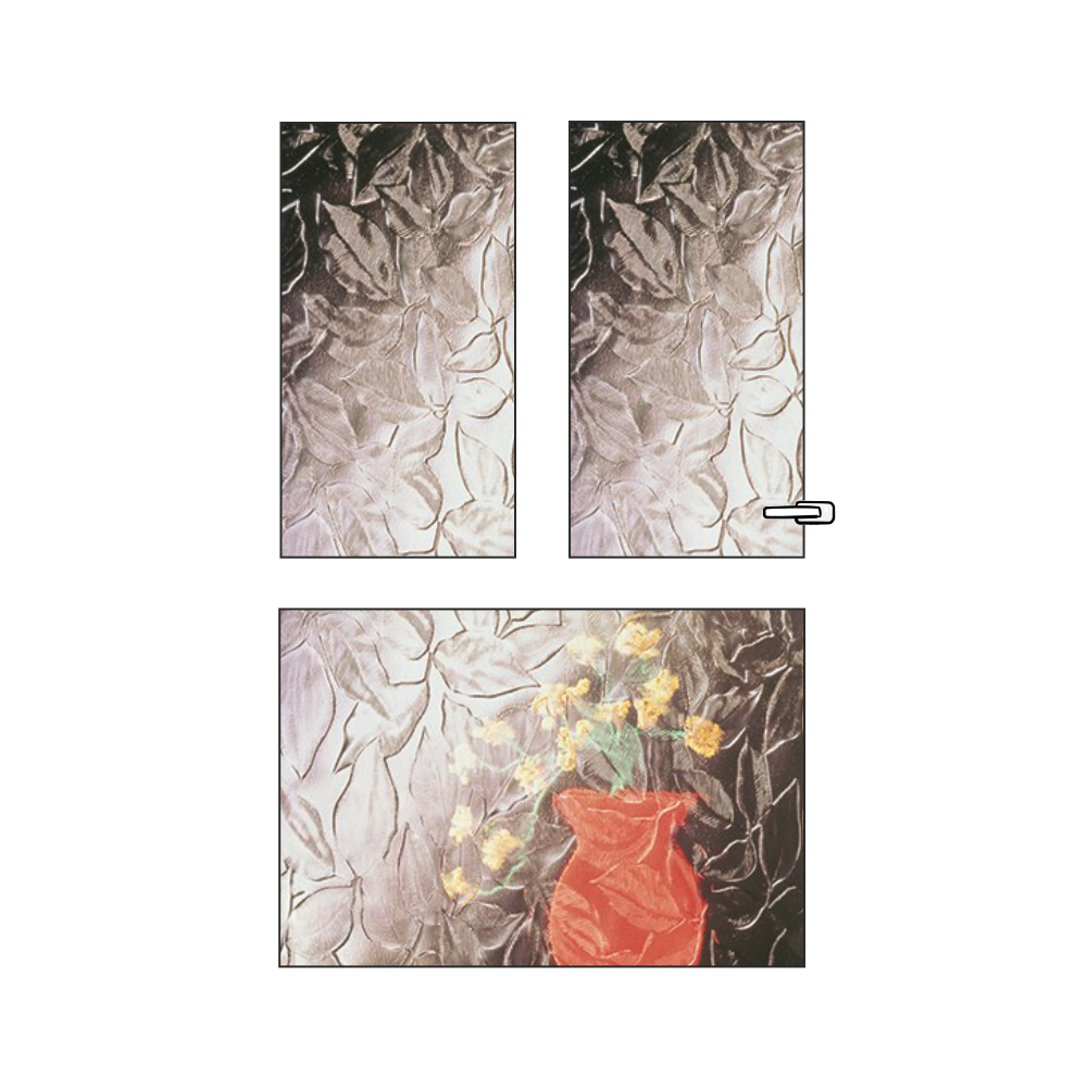 UPVC Door with Mid Rail and Fixed Mullion **