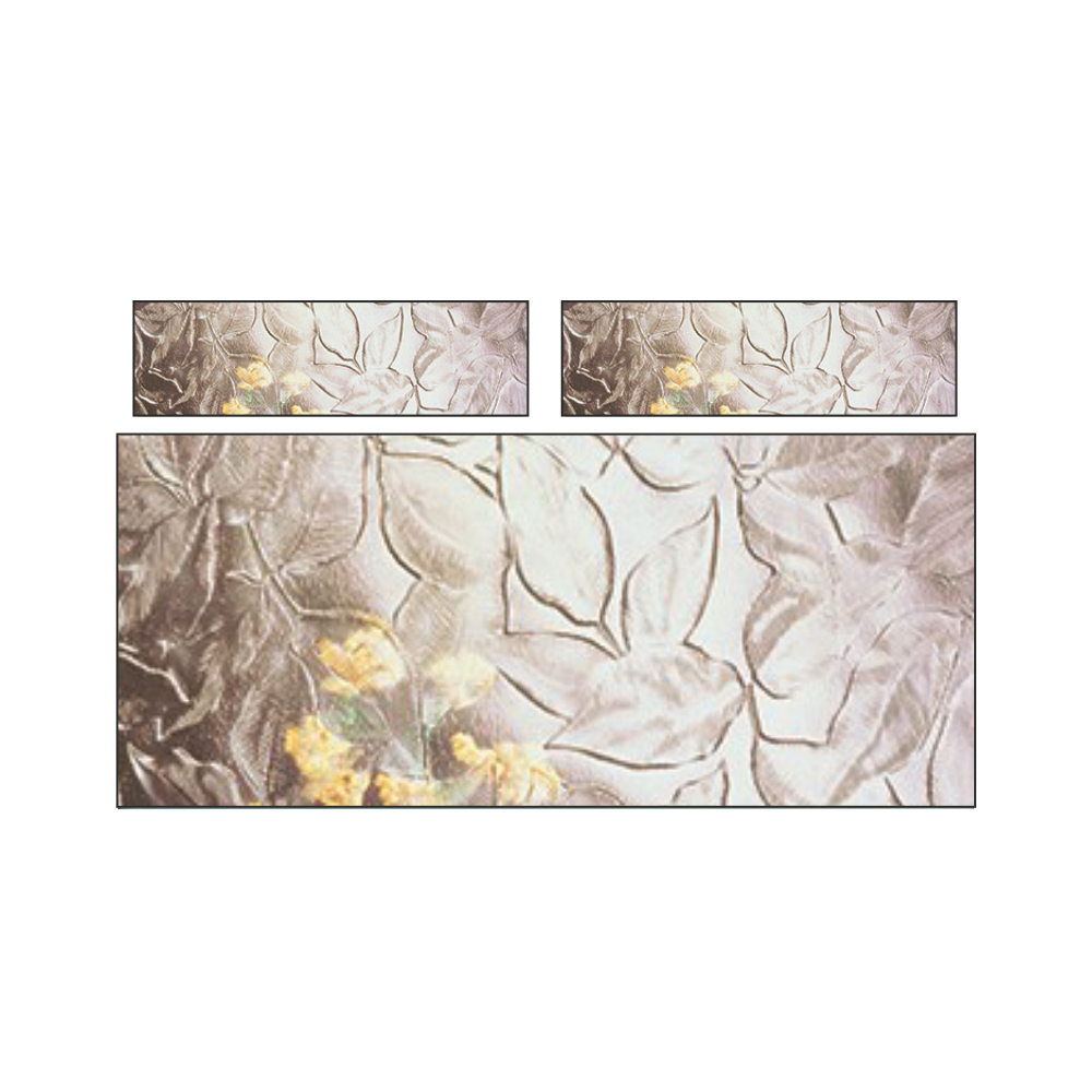 Double Fanlight Over Fixed UPVC Window *