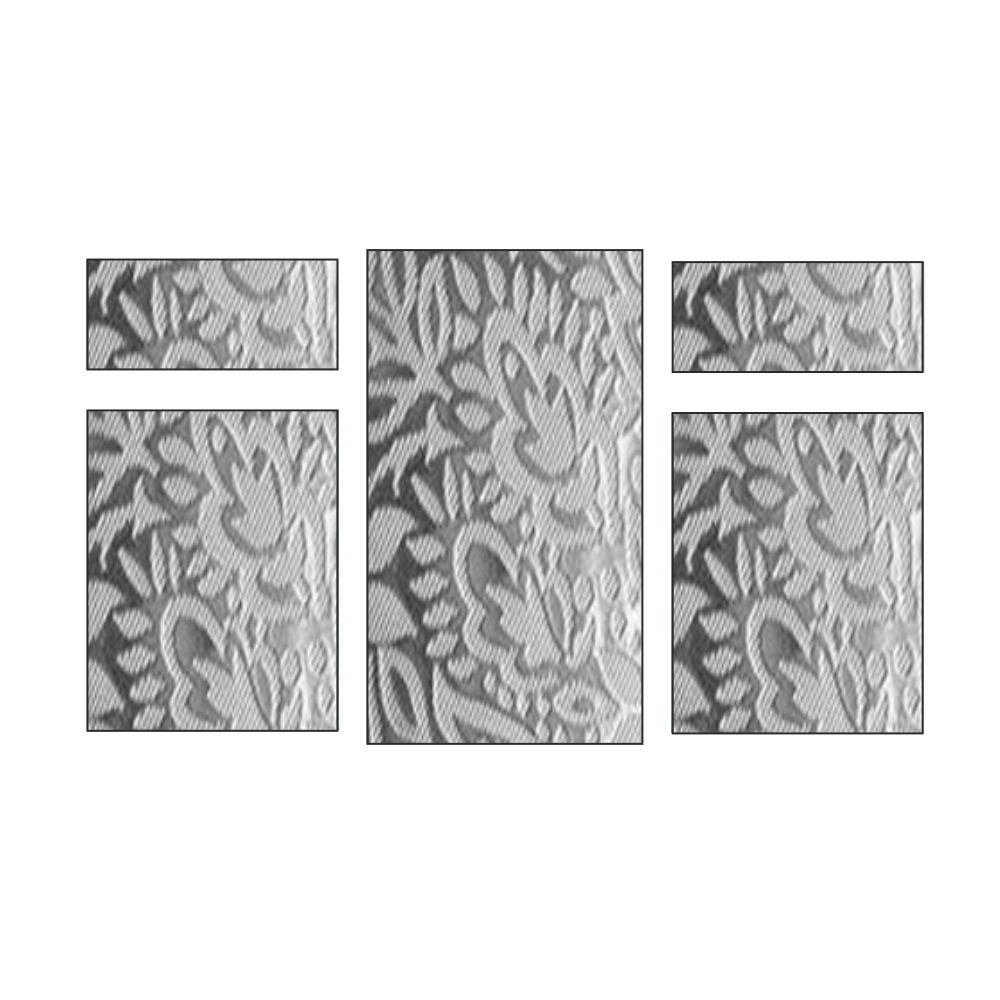 Middle Fixed with Fanlight Over Side Hung Each Side UPVC Window *