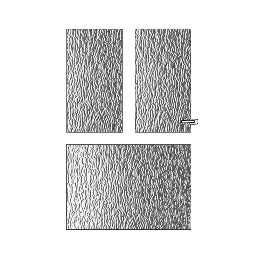 UPVC Door with Mid Rail and Fixed Mullion **