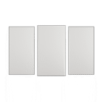UPVC Window Side Hung - Middle Fixed - Side Hung
