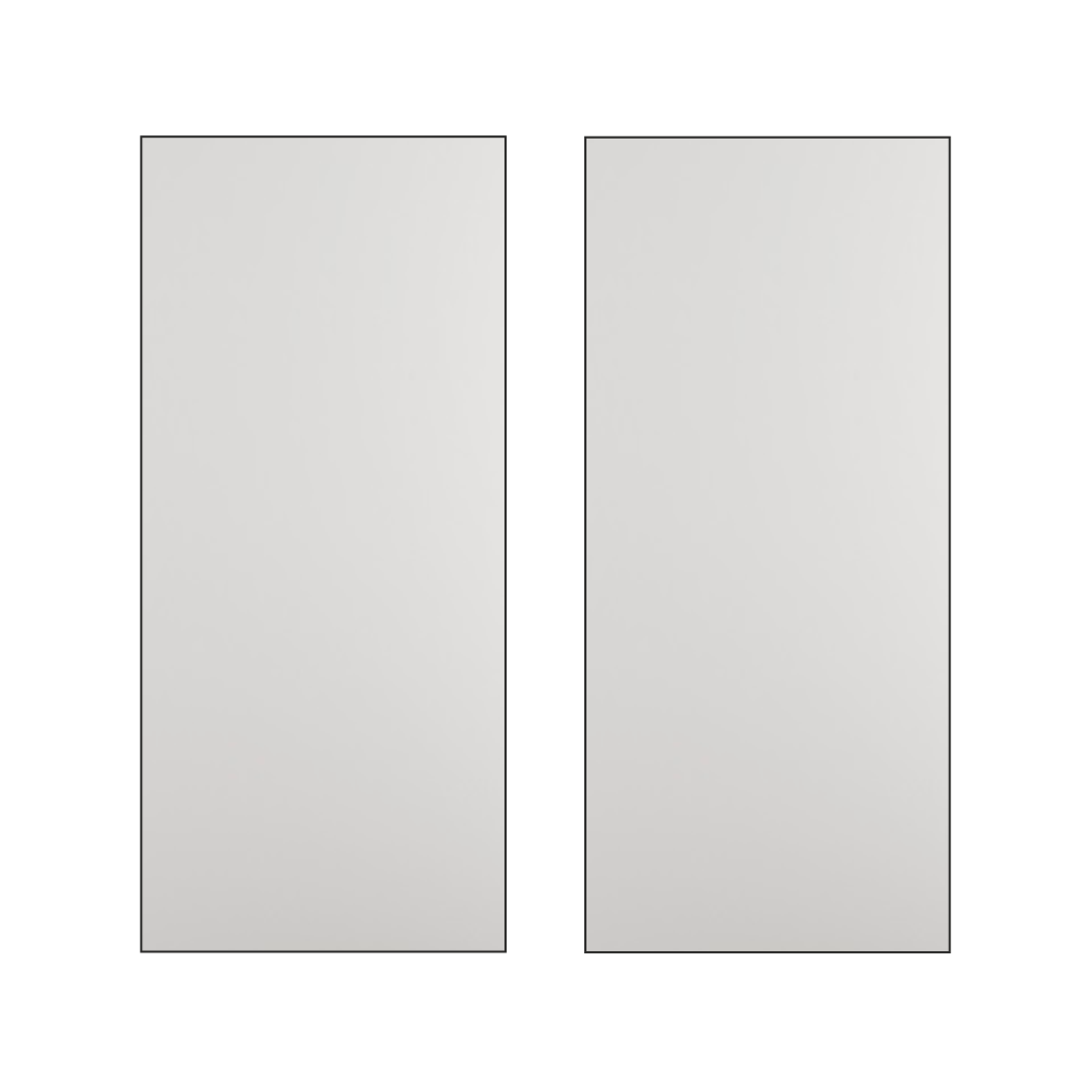 Double Side Hung Fixed Mullion UPVC Window *