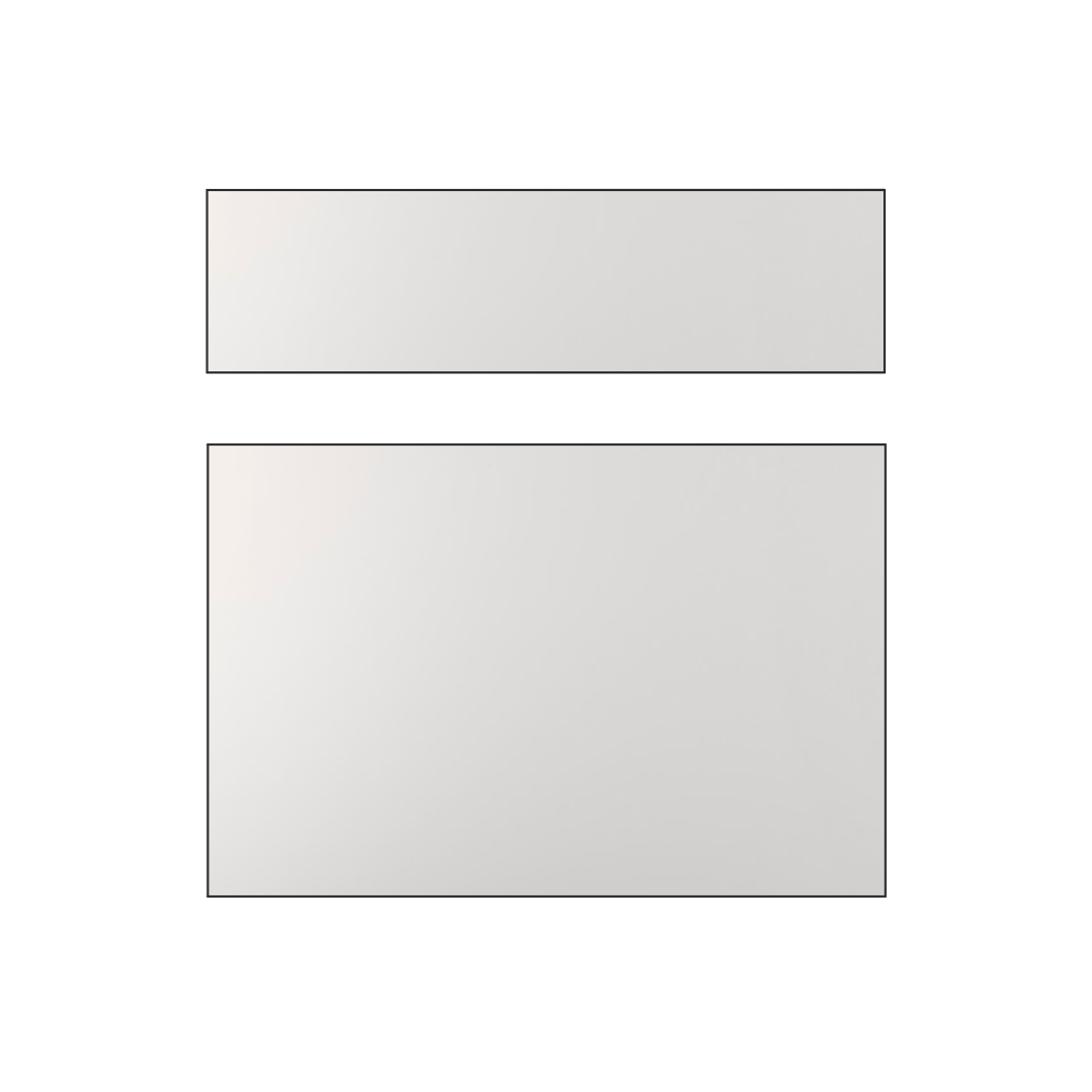 Fanlight Over Side Hung UPVC Window *