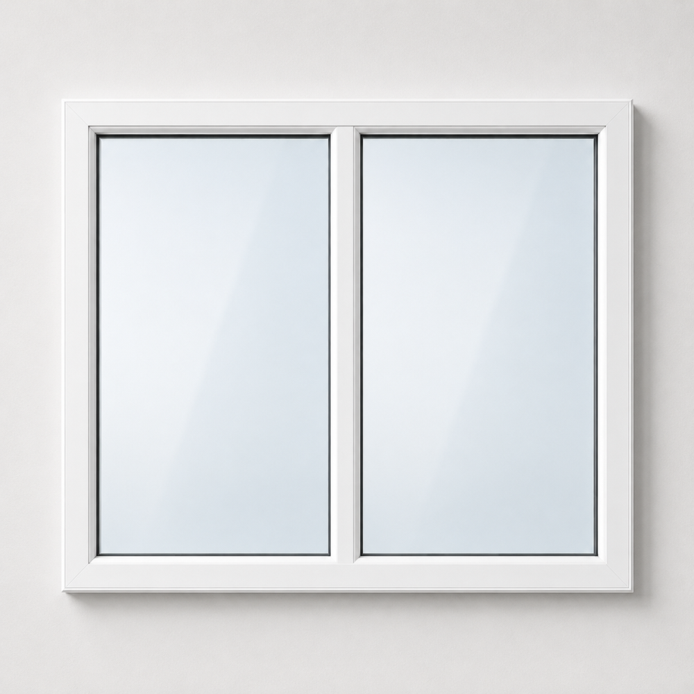 Fixed Frame with Mullion UPVC Window *