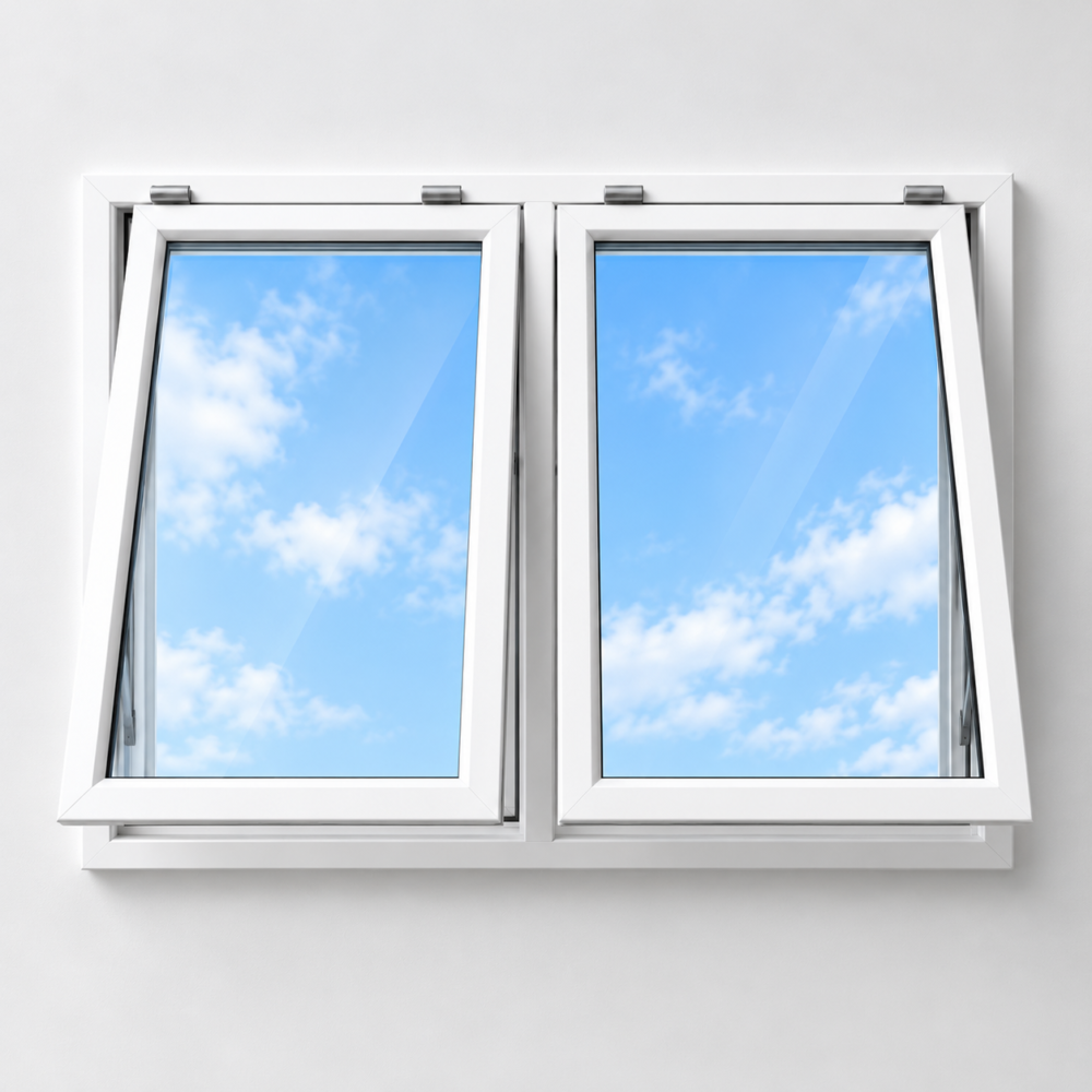 Top Hung Next to Top Hung UVPC Window *
