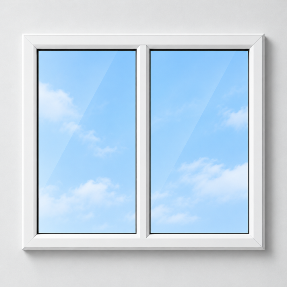 Fixed Frame with Mullion UPVC Window *