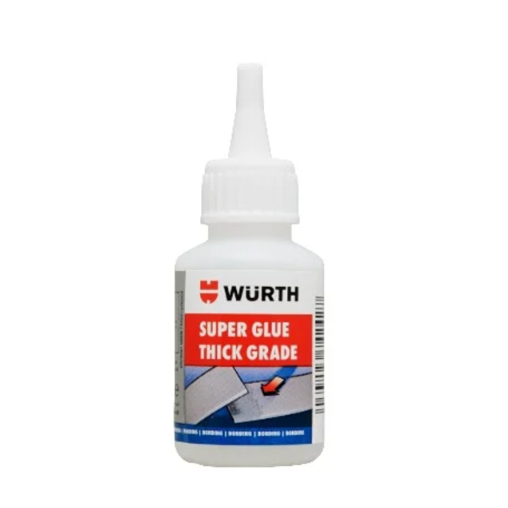 Würth Super Glue – Thick Grade, 50g.